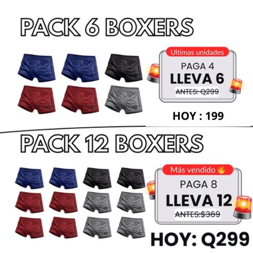 Pack Boxers COFORT PRO® Hombre |Comodidad y frescura todo el día.