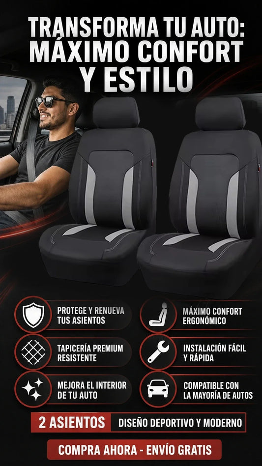 FORROS PARA INTERIOR DE AUTO - RENUEVA TU AUTO EN SEGUNDOS (Pack de 5 forros)
