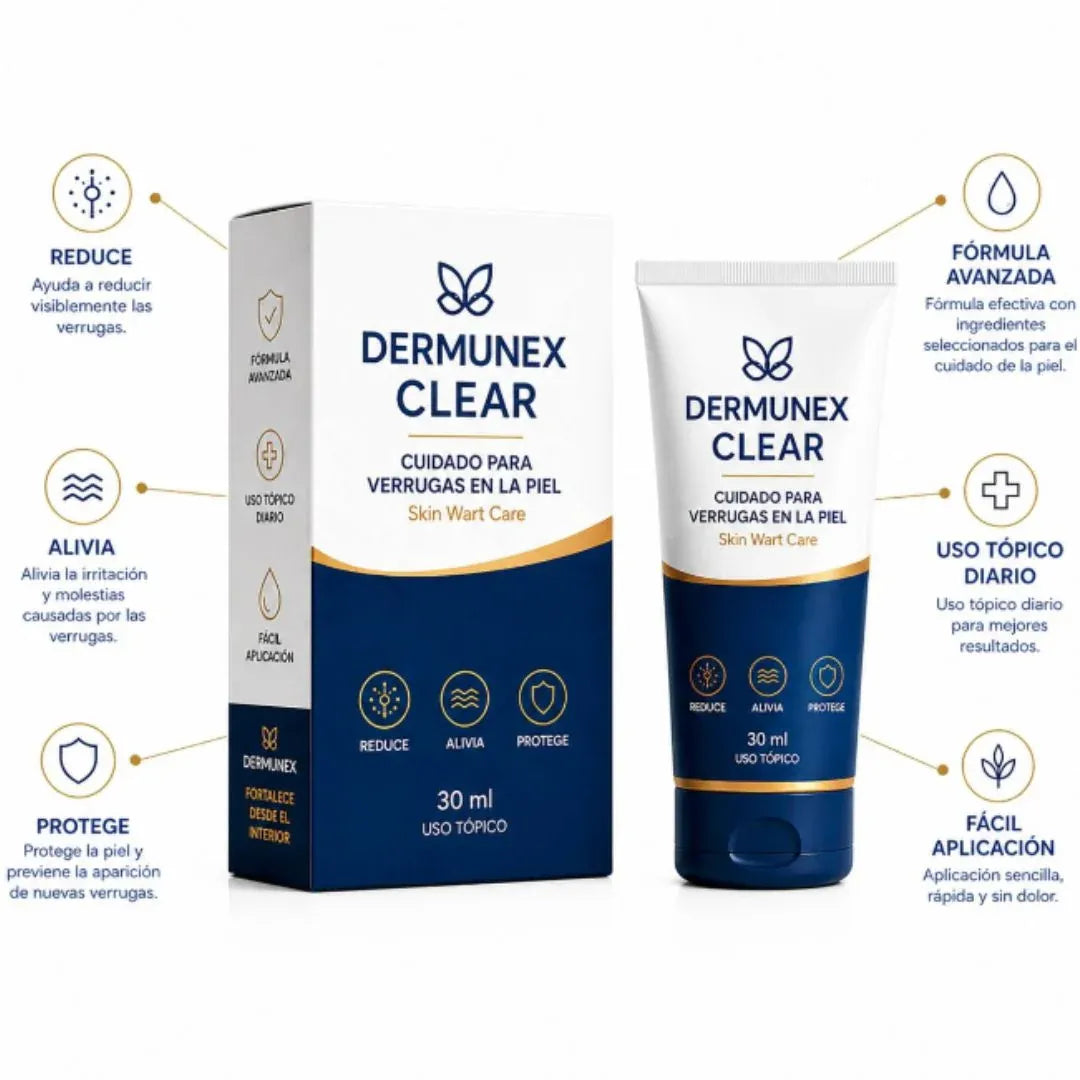 Dermunex Clear® Crema ELIMINADORA de Verrugas en la piel